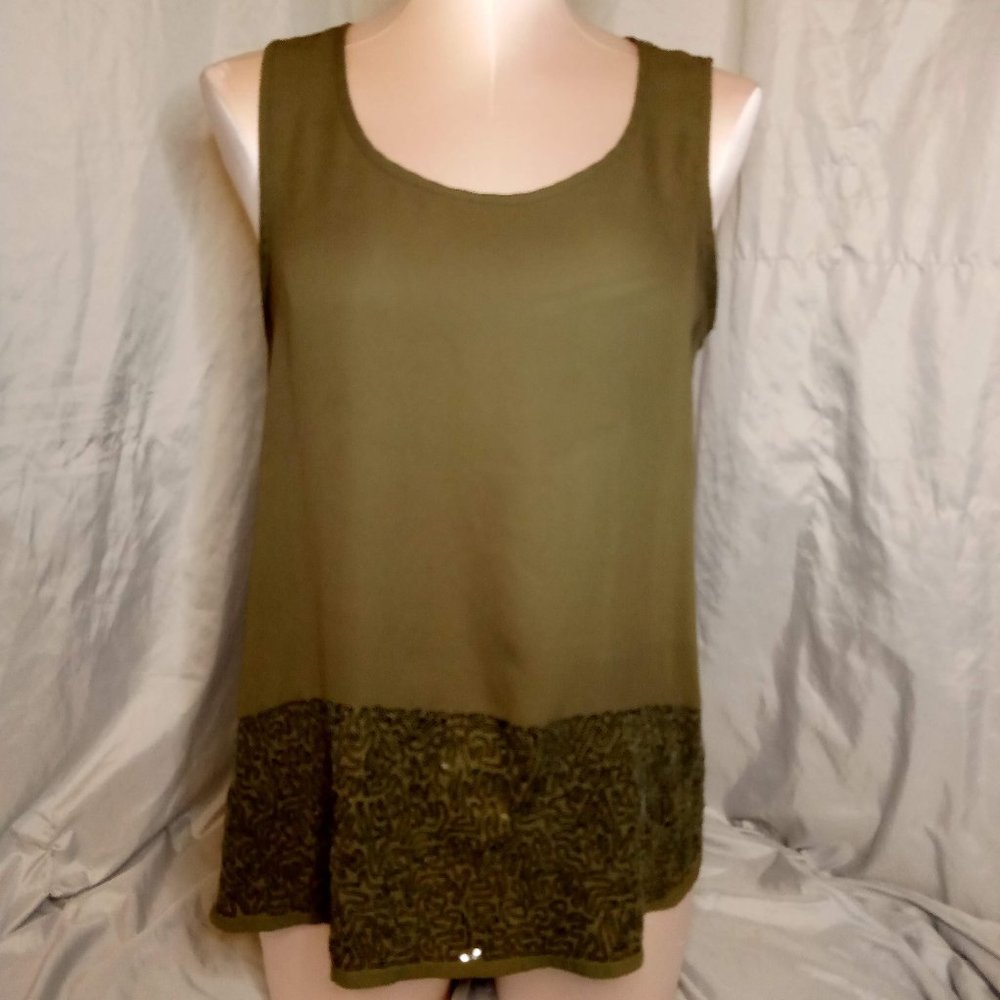 Juicy Couture Sleeveless Top - olive green
